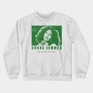 donna summer // green solid style Crewneck Sweatshirt